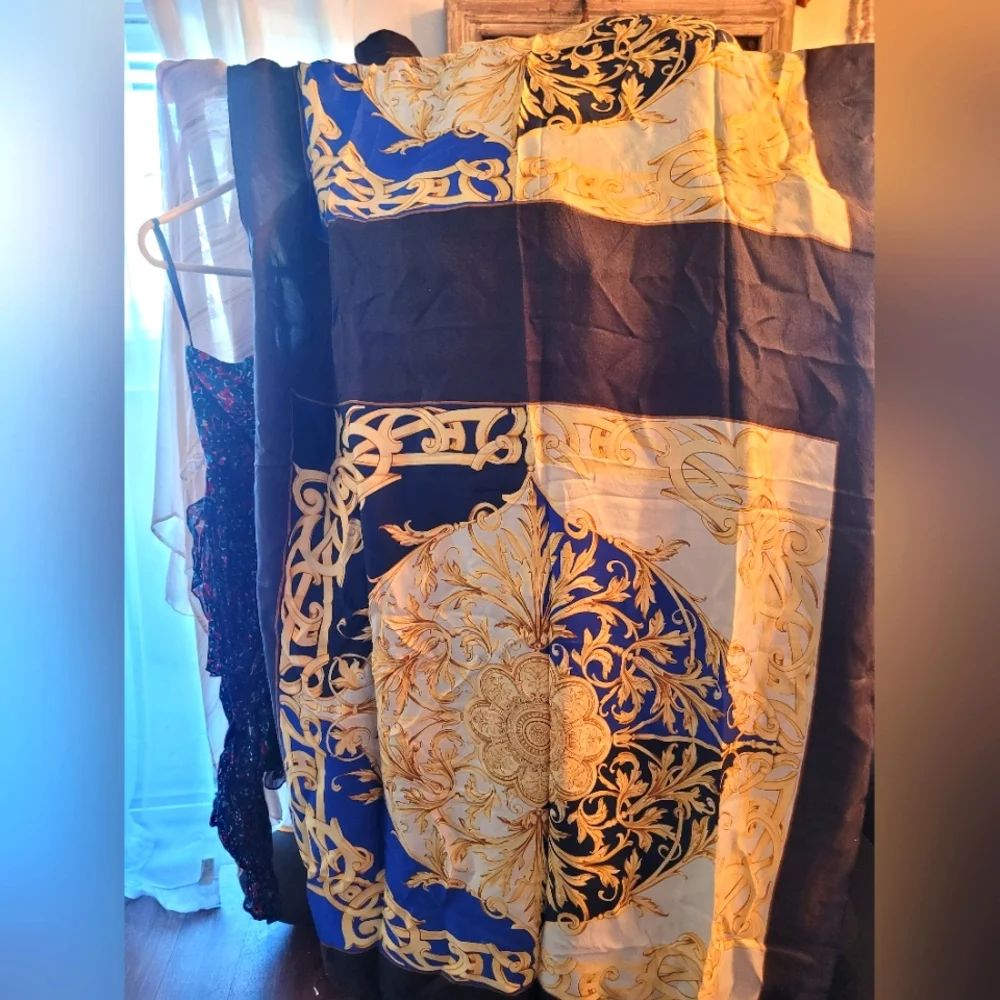 Versace Vintage Baroque Scarf Versus
